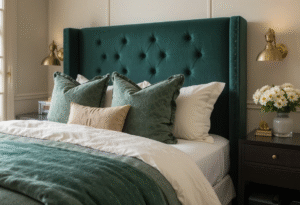 Dark Green and Gold Room Aesthetic