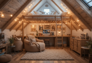 Genius Lofted Dorm Bed Setup Ideas